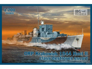 IBG maquette bateau 70003 ORP "KRAKOWIAK" DESTROYER CLASSE HUNT II 1944 1/700