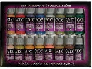 Vallejo Set Game Color 72290 Set Extra Opaque 16 x 17ml