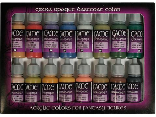 Vallejo Set Game Color 72290 Set Extra Opaque 16 x 17ml