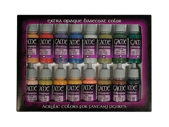 Vallejo Set Game Color 72290 Set Extra Opaque 16 x 17ml