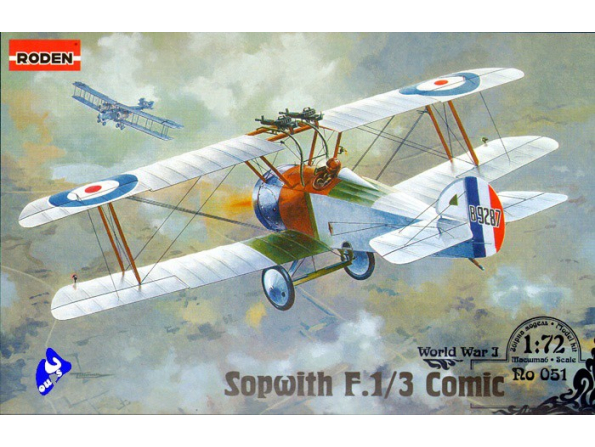 Roden maquettes avion 051 SOPWITH COMIC (Interceptor) 1/72