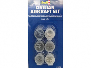 Revell set de peintures acrylique 39072 set pour avions civil