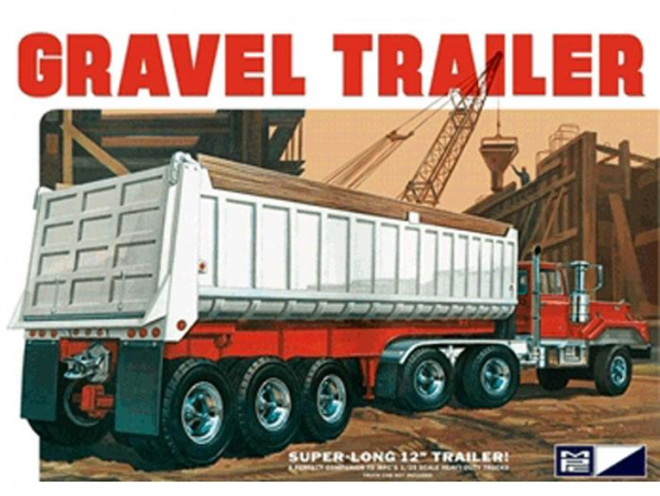 MPC maquete camion 823 Remorque traveaux public 1/25