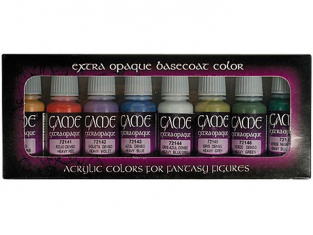 Vallejo Set Game Color 72294 Set Extra Opaque 8 x 17ml