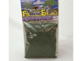 Fr decor 159 Flocages chine vert fonce poils 1mm Fabriqué en France