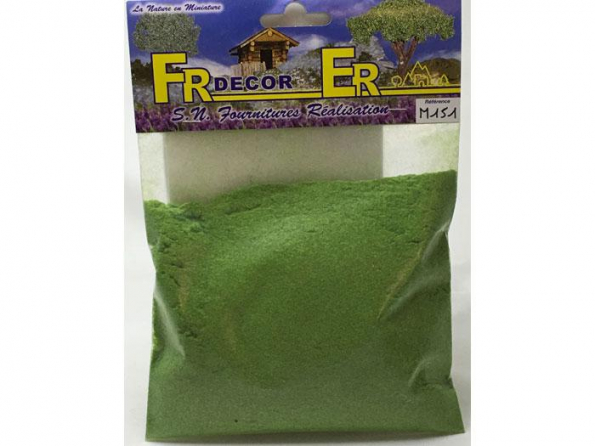 Fr decor M151 Flocages chine vert clair poils 1mm 500cc Fabriqué en France