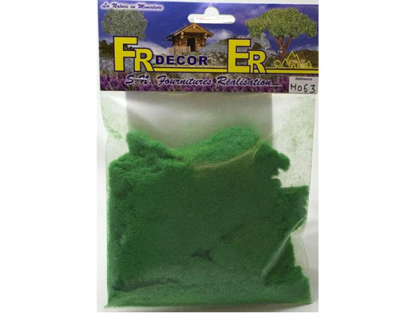 Fr decor M063 Flocages Herbe gazon vert clair poil 3mm 500cc Fabriqué en France