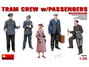 Mini Art personnages militaires 38007 Equipage de Tram + Passagers 1/35