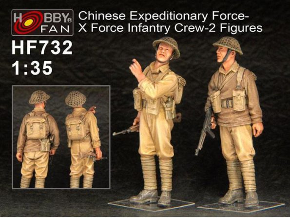 Hobby Fan kit personnages HF732 SOLDATS CHINOIS FORCE EXPEDITIONNAIRE CHINOISE FORCE X 1/35