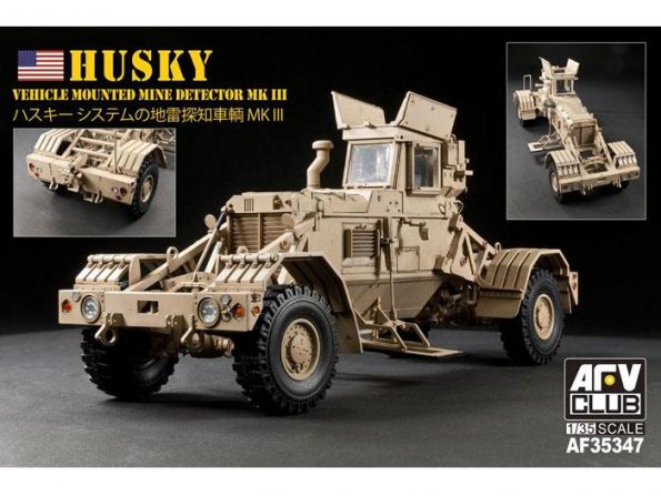 Afv club vehicule militaire 35347 HUSKY MK III VEHICULE DÉTECTEUR DE MINE US ARMY 2015 1/35