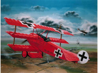 revell maquette avion 04744 fokker dr.I 1/28