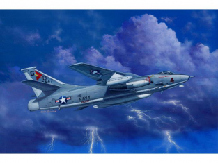 TRUMPETER maquette avion 02873 ERA-3B SKYWARRIOR BOMBARDIER STRATÉGIQUE US NAVY 1/48