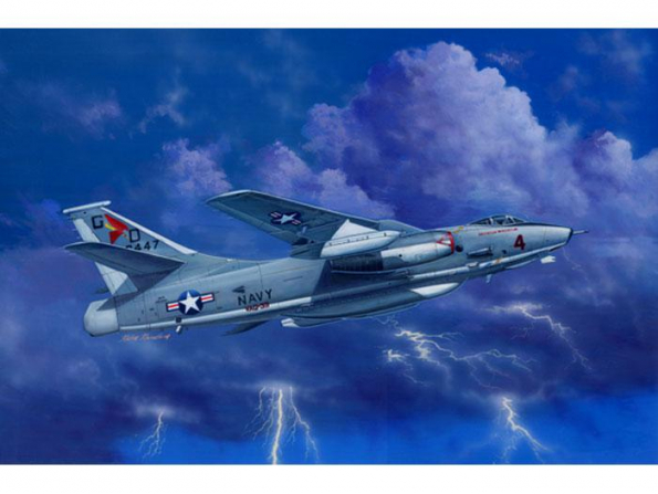 TRUMPETER maquette avion 02873 ERA-3B SKYWARRIOR BOMBARDIER STRATÉGIQUE US NAVY 1/48