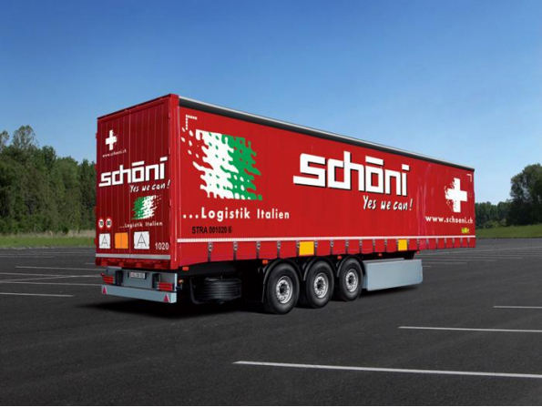 Italeri maquette camion 3918 Semi remorque a rideaux "Schoeni.ch" 1/24