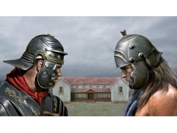 ITALERI maquette militaire 6115 Pax Romana Struggle At The Roman Villa 1/72