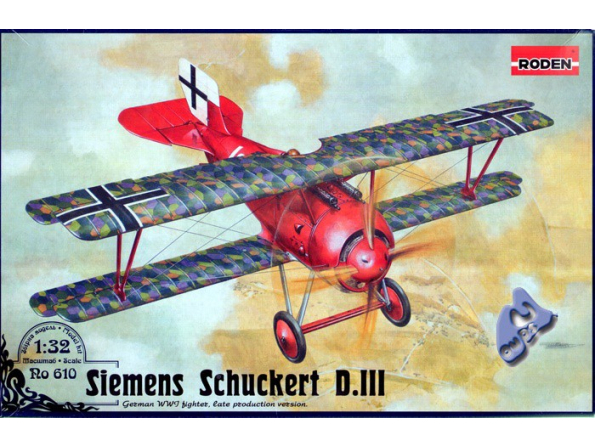 RODEN maquettes avion 610 SIEMENS SCHUCKERT D.III 1/32