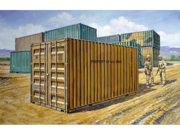 Italeri maquette militaire 6516 Container militaire 20' 1/35