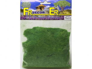 Fr decor M051 Flocages Herbe gazon chine vert clair poil 3mm 500cc Fabriqué en France