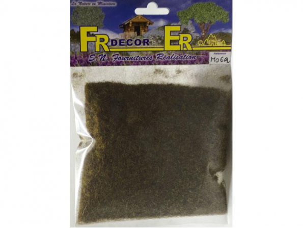 Fr decor M062 Flocages Herbe gazon chine jaune marron poil 3mm 500cc Fabriqué en France