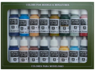 Vallejo Set Model Color 70111 Couleurs Guerre civile américaine 16 x 17ml