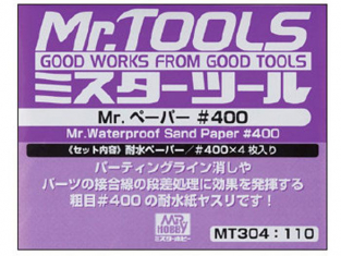 Mr Hobby MT304 MR.WATERPROOF papier a poncer #400