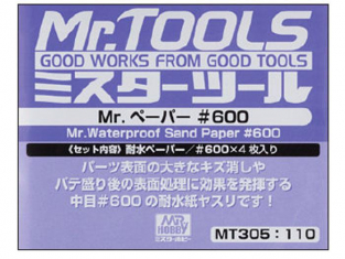 Mr Hobby MT305 MR.WATERPROOF papier a poncer #600