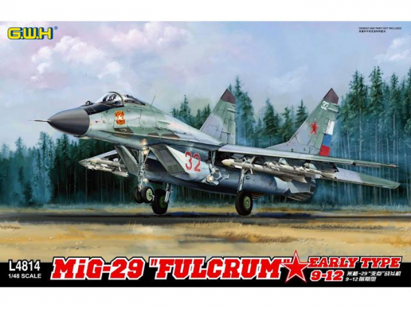 Great Wal Hobby maquette avion L4814 MiG-29 Fullcrum 9-12 Debut de production 1/48