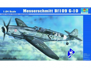 TRUMPETER maquette avion 02409 MESSERSCHMITT Bf 109 G-10 1/24