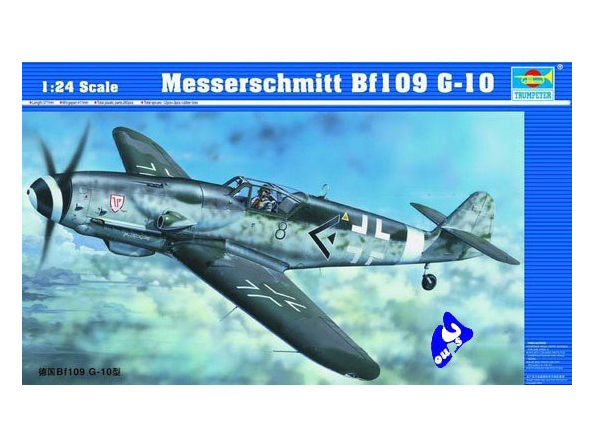 TRUMPETER maquette avion 02409 MESSERSCHMITT Bf 109 G-10 1/24