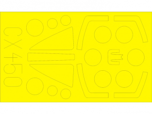 Eduard Express Mask CX450 Mirage F.1 Special Hobby 1/72
