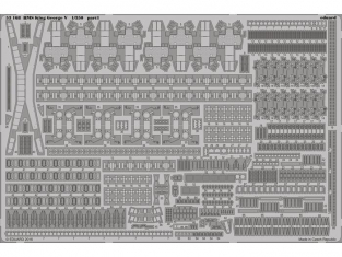 Eduard photodecoupe bateau 53168 HMS King Georges V Tamiya 1/350