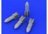 Eduard kit d&#039;amelioration brassin 672113 Bombes Allemandes SC 250 WWII 1/72