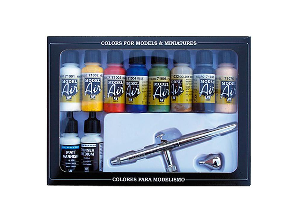 Vallejo Coffret de 16 pots de peinture acrylique Couleurs