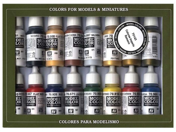 Vallejo Set Model Color 70143 Couleurs Empire Romain 16 x 17ml