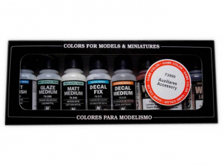 Vallejo Set Game Color 73999 Accessoires auxiliaires 8 x 17ml