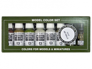 Vallejo Set Model Color 70137 Set couleurs murs 8 x 17ml