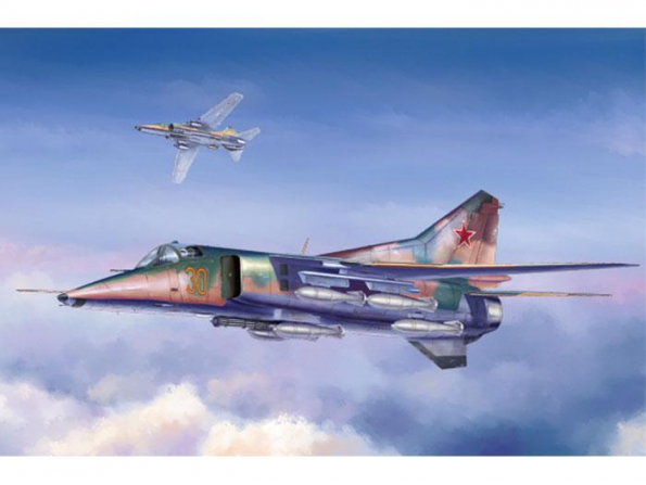 TRUMPETER maquette avion 05802 MIG-27 FLOGGER D 1988 1/48