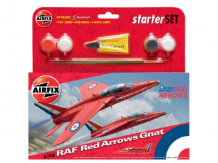 Airfix Starter Set 55105 RAF Red Arrows Gnat 1/72