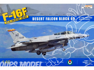 Kinetic maquette avion K48008 F-16F Block 60 Desert Falcon 1/48