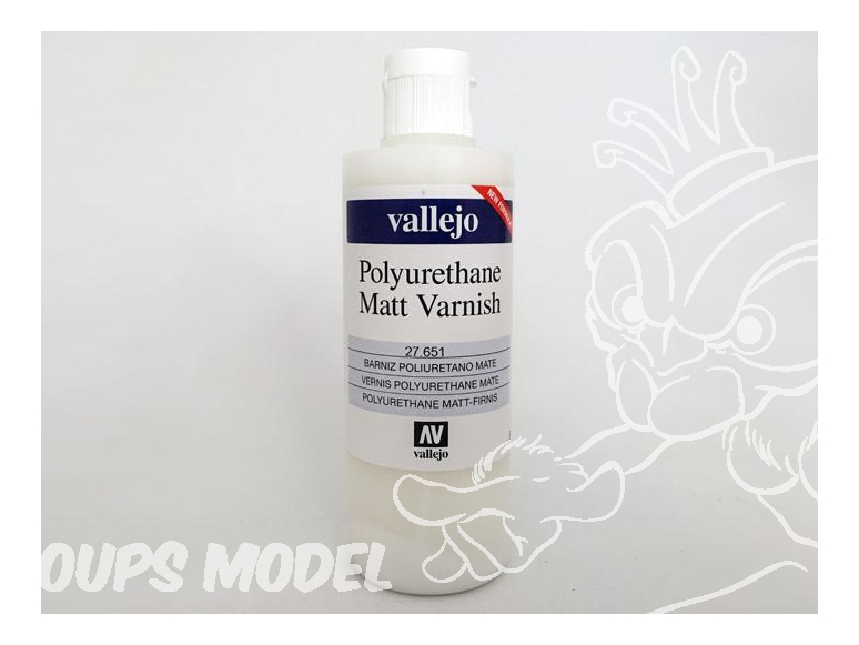 Vallejo 27651 Vernis polyurethane mat 200ml