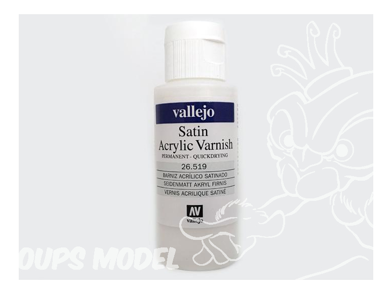 Vallejo 26519 Vernis acrylique satiné 60ml