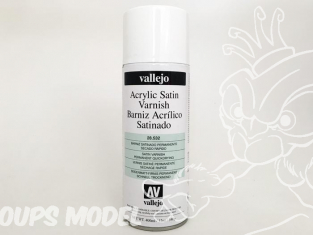 Vallejo aerosol 28532 Bombe de vernis Satiné acrylique 400ml