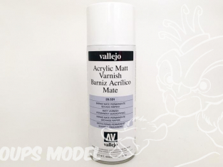 Vallejo aerosol 28531 Bombe de vernis Mat acrylique 400ml