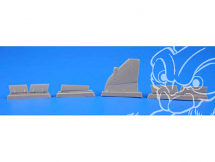 Cmk kit d'amelioration 7335 SET SURFACES DE CONTRÔLE Pour HARRIER GR.3 pour kit Airfix 1/72