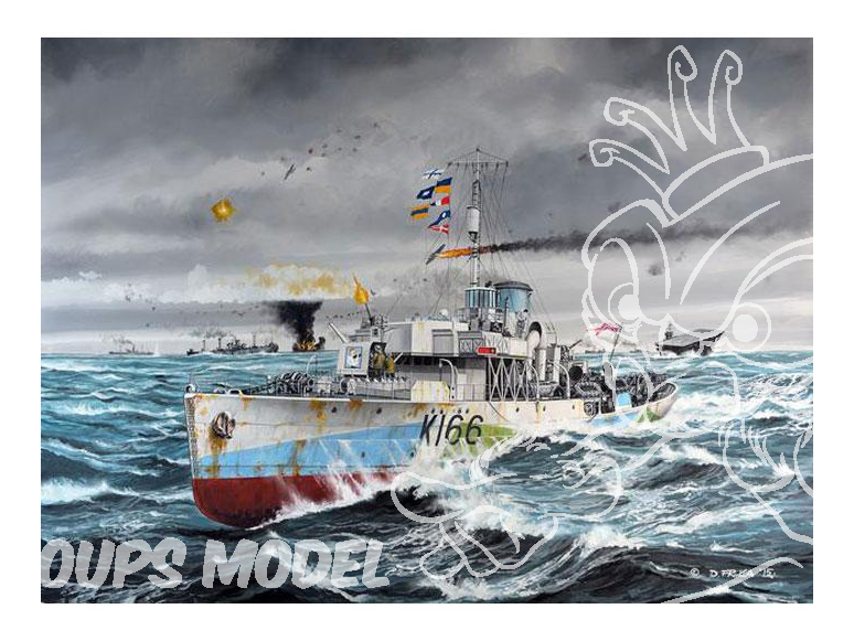 Revell maquette bateau 05132 Flower Class Corvette HMCS SNOWBERRY 1/144