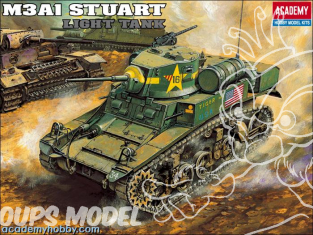 Academy maquettes militaire 13269 M3A1 Stuart Char leger 1/35