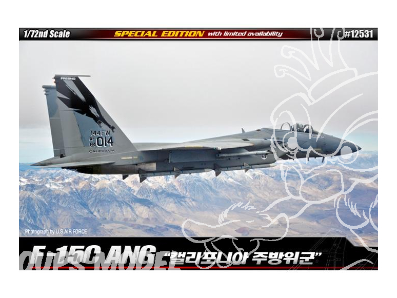 Academy maquette avion 12531 F-15C MSIP II "California ANG 144th FW" Edition Speciale 1/72