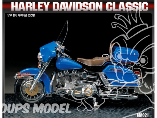 Academy maquette moto 15501 Harley Davidson Classic Electra 1/10