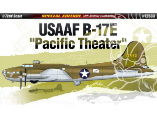 Academy maquette avion 12533 USAAF B-17E "Theatre Pacifique" Edition speciale 1/72
