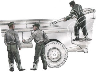 CMK kit d'amelioration 72304 PERSONNEL ALLEMAND WWII Pour vehicule Type Meillerwagen 1/72